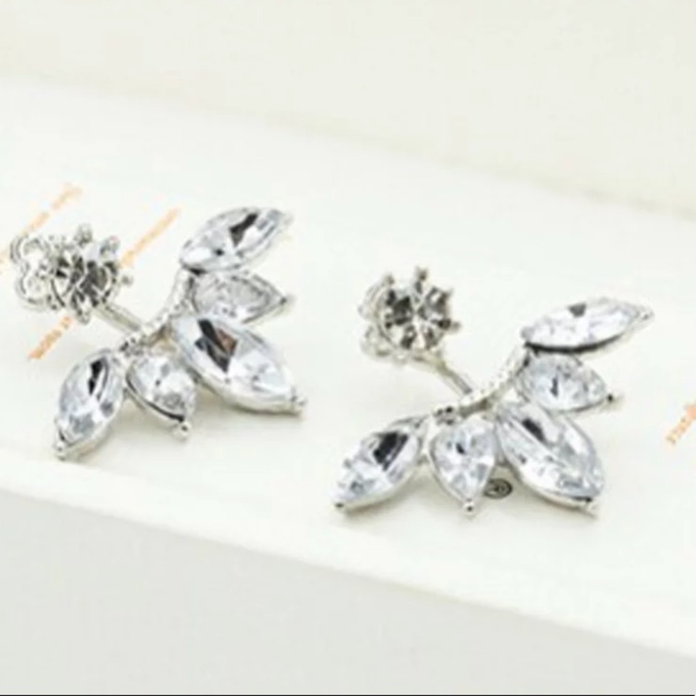 New Crystal Earrings Statement Jewelry - Picture 3 of 3
